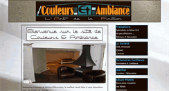 Desktop Screenshot of couleurs-et-ambiance.com